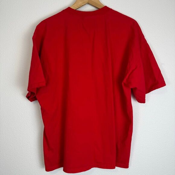 Vintage Universal Studios Hollywood Woody Woodpecker Red T-Shirt Size XXL - Picture 9 of 10